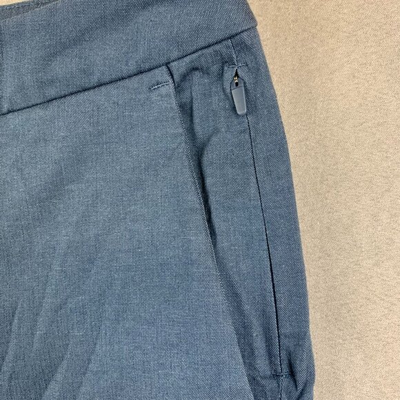 Lululemon Men Shorts 36 Blue Chino ABC Commission Qwick Oxford 11" Relaxed - Picture 2 of 9